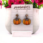 Pumpkin Patch Orange Earrings