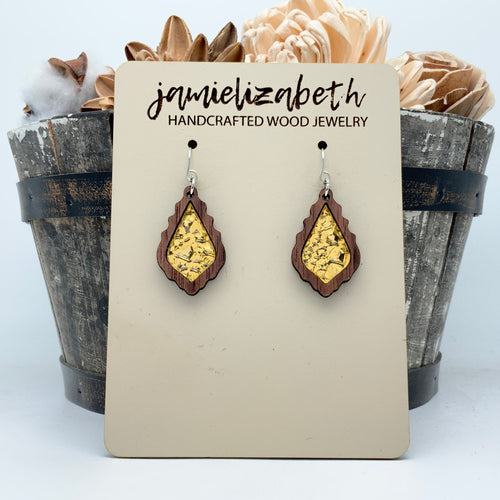 Gold Rush Druzy - Earrings   (Vault) TINY PIECE