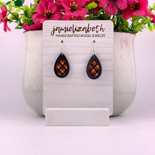 Campfire Plaid Earrings