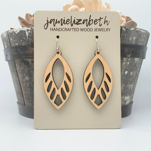Walnut, Maple and Mesquite Masterpiece - Earrings (Vault)