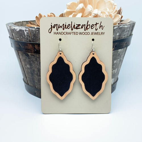 Black Cork Earrings (Vault)