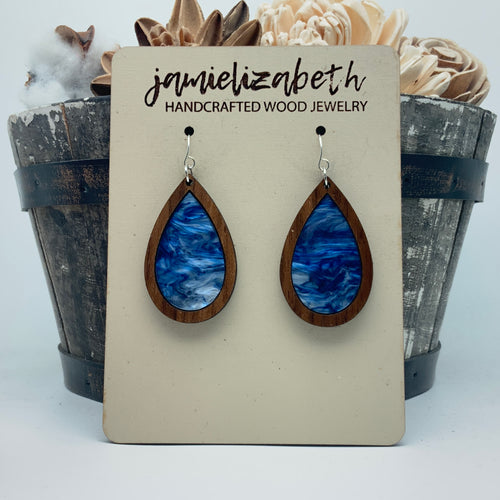 Spooky Night Sky Acrylic Earrings or Necklace
