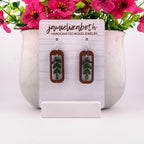 Pecan Leaf Sparkle Earrings