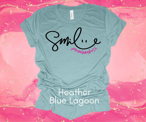 Unisex SMILE T-Shirt - Jamielizabeth 2024 Shirt - Multiple Colors Available