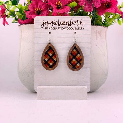 Campfire Plaid Earrings