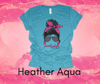 Jamielizabeth Messy Bun Girl - Short Sleeve T-Shirt (Multiple Colors)