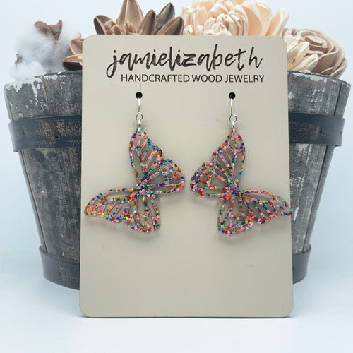 Sparkly Butterfly - Earrings (Vault)