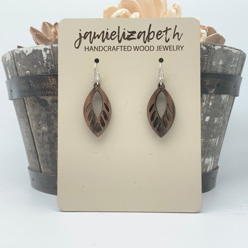 Walnut, Maple and Mesquite Masterpiece - Earrings (Vault)