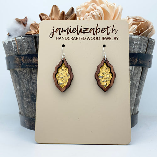 Gold Rush Druzy - Earrings   (Vault) TINY PIECE