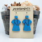 Blue Scrubs - Earrings