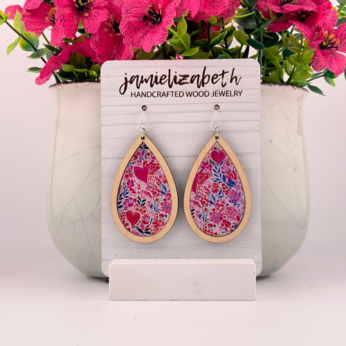 Many Hearts Abstract Earrings