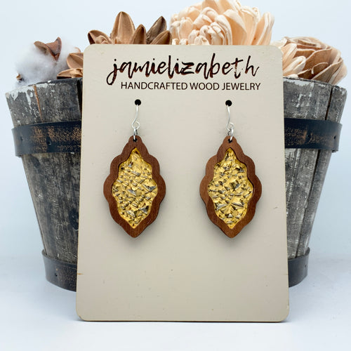 Gold Rush Druzy - Earrings   (Vault) TINY PIECE