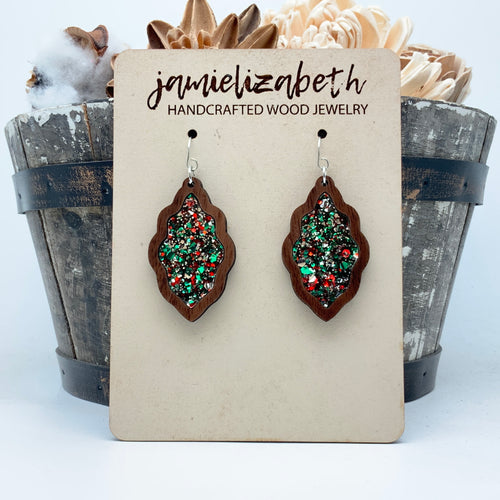 Holly Jolly Acrylic Earrings