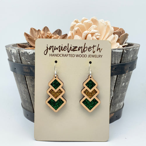 Lucky Diamond Drops - Earrings (Vault)
