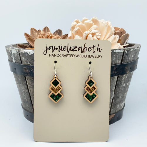 Lucky Diamond Drops - Earrings (Vault)