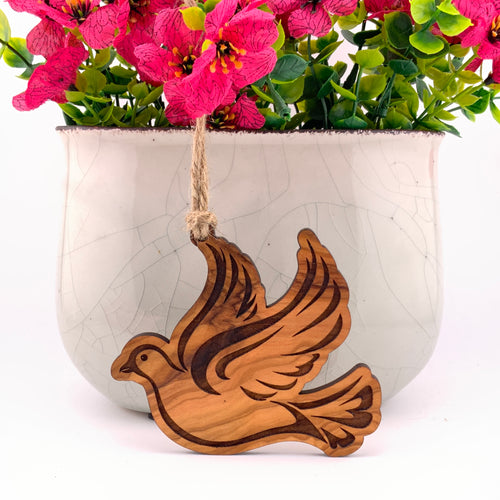 Olivewood Christmas Dove- Jamielizabeth Christmas Ornament