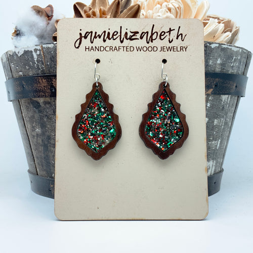 Holly Jolly Acrylic Earrings