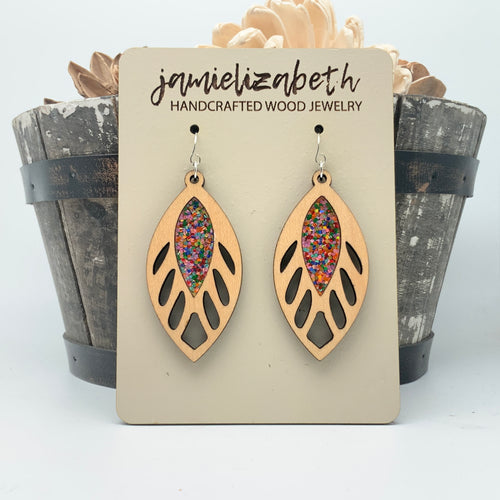 Radical Sparkle Glitter Masterpiece Earrings  (Vault)