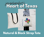 Jamielizabeth Heart of Texas Original Design Tote