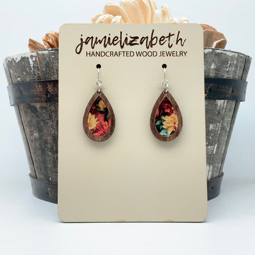 Thanksgiving Floral Earrings