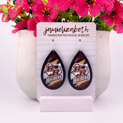 Leander Rouse - Raiders Earrings | School Spirit Elevated
