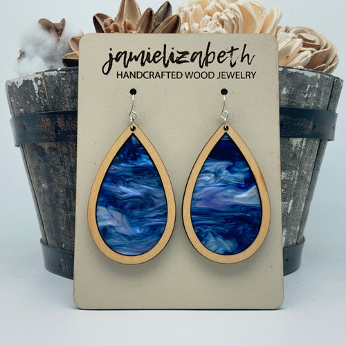 Spooky Night Sky Acrylic Earrings or Necklace