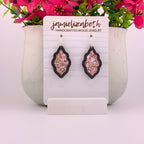 Flamingo Glitter Scallop - Medium (Vault)