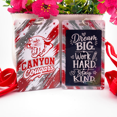 School Spirit Classic - Canyon Cougars Lanyard