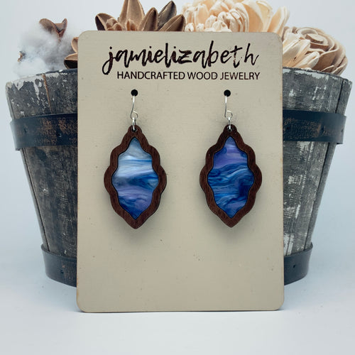 Spooky Night Sky Acrylic Earrings or Necklace