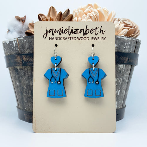 Blue Scrubs - Earrings