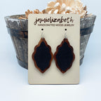 Black Cork Earrings (Vault)