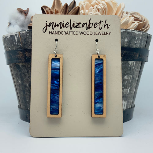 Spooky Night Sky Acrylic Earrings or Necklace