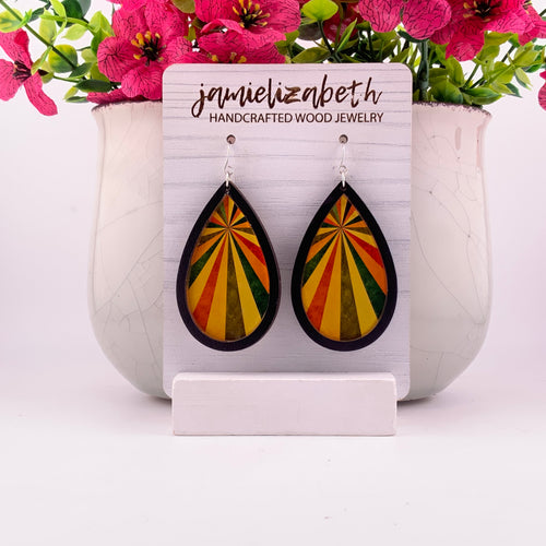 Ray of Sunshine Teardrop Earrings | ’70s Throwback