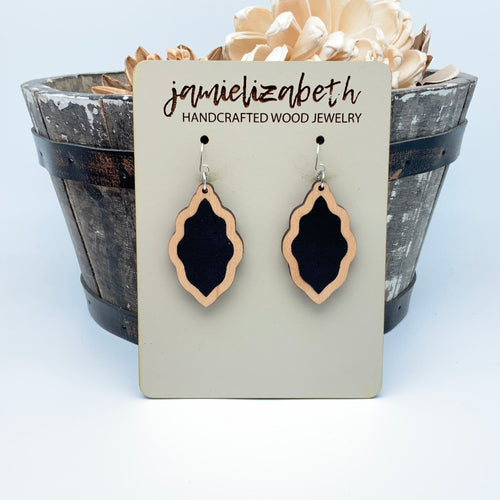 Black Cork Earrings (Vault)