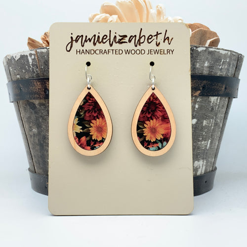 Thanksgiving Floral Earrings