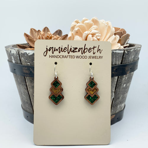 Lucky Diamond Drops - Earrings (Vault)
