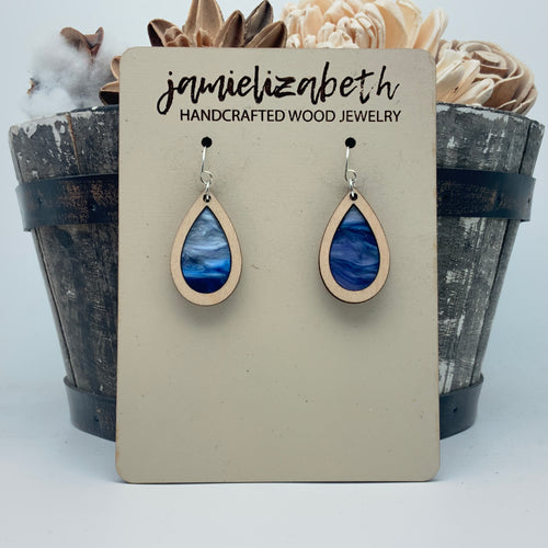 Spooky Night Sky Acrylic Earrings or Necklace
