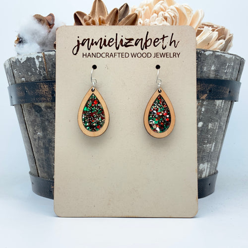 Holly Jolly Acrylic Earrings