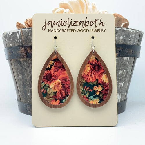 Thanksgiving Floral Earrings