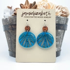Blue Lagoon Shell Drop - Earrings (Vault)