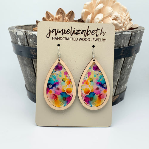 Dreamy Garden Floral Teardrops  (Vault)