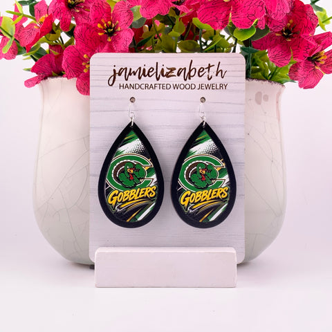Cuero Gobblers Earrings | School Spirit Elevated