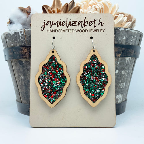 Holly Jolly Acrylic Earrings