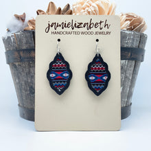 Load image into Gallery viewer, *Limited* New Mexico Print Scallops - Earrings
