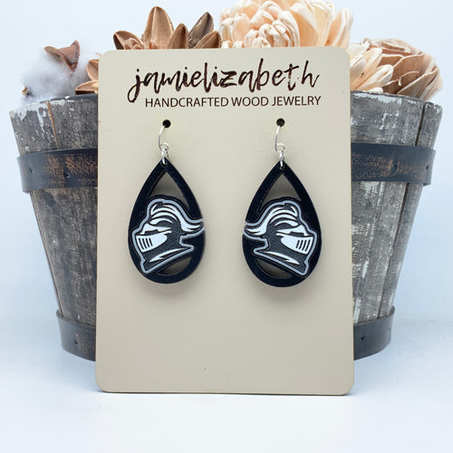 Lindsay ISD Knights! - Earrings or Necklace