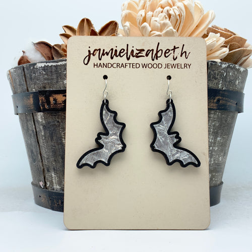 Silver Crinkle Bats
