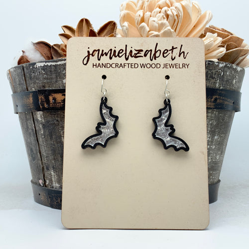 Silver Crinkle Bats