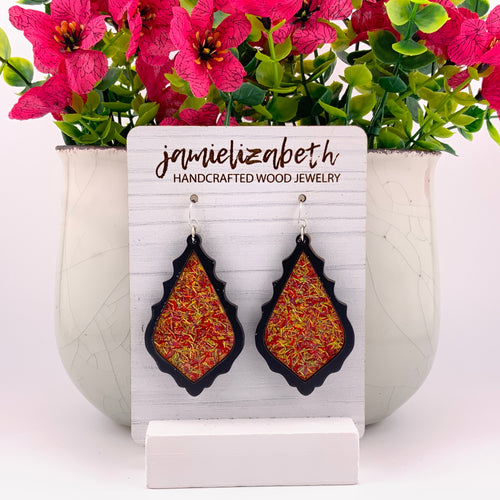 Fall Tinsel Time - Marquise and Chandeliers