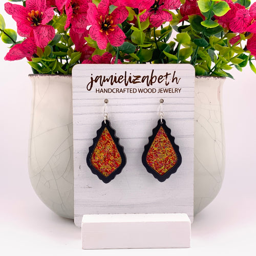 Fall Tinsel Time - Marquise and Chandeliers