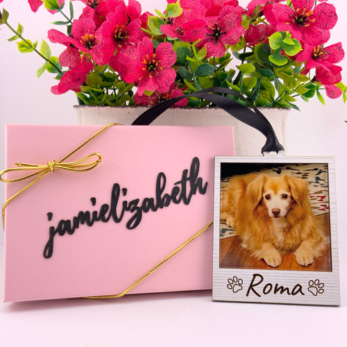 Personalized Photo Frame - Jamielizabeth Christmas Ornament (See directions)